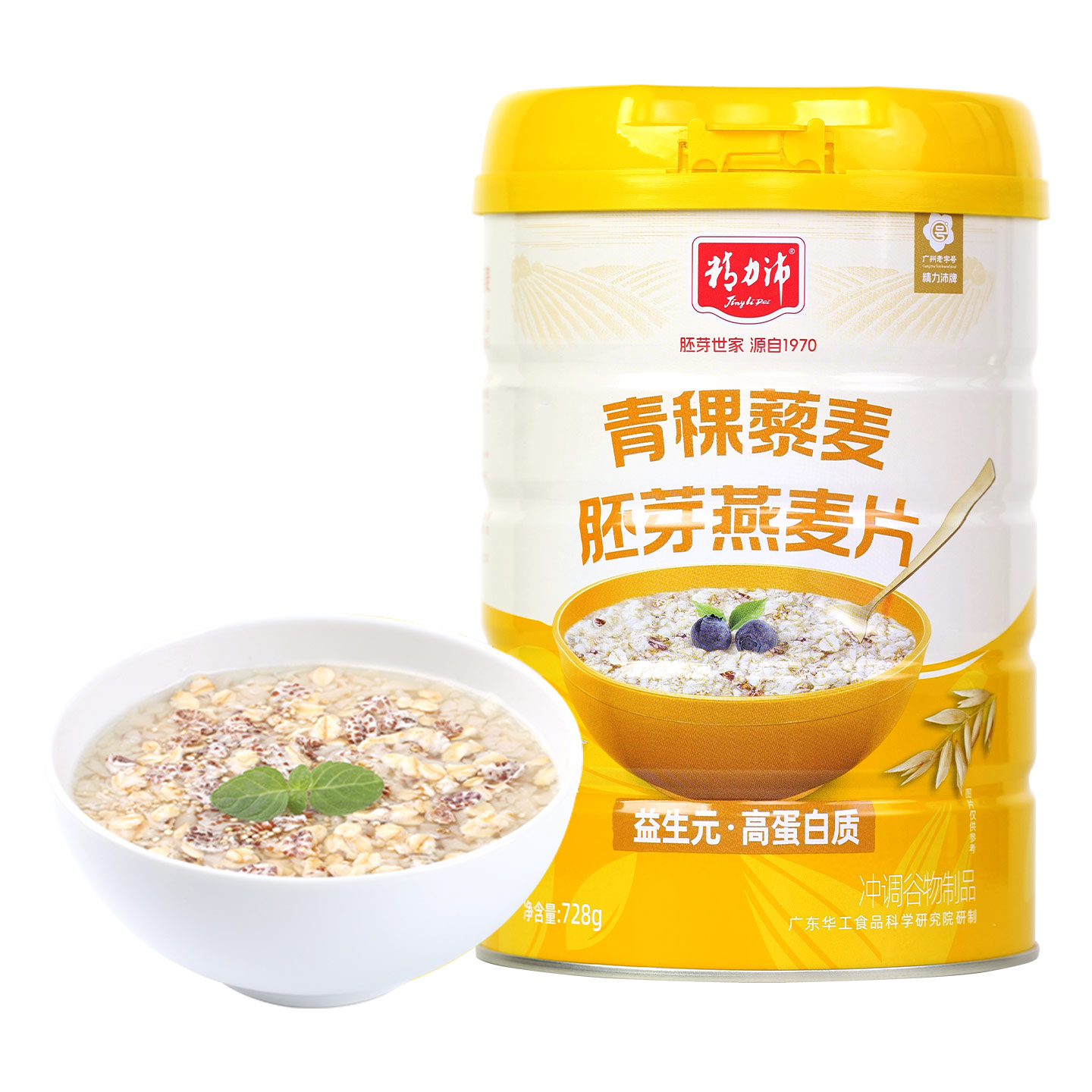 精力沛青稞藜麦胚芽燕麦片728g