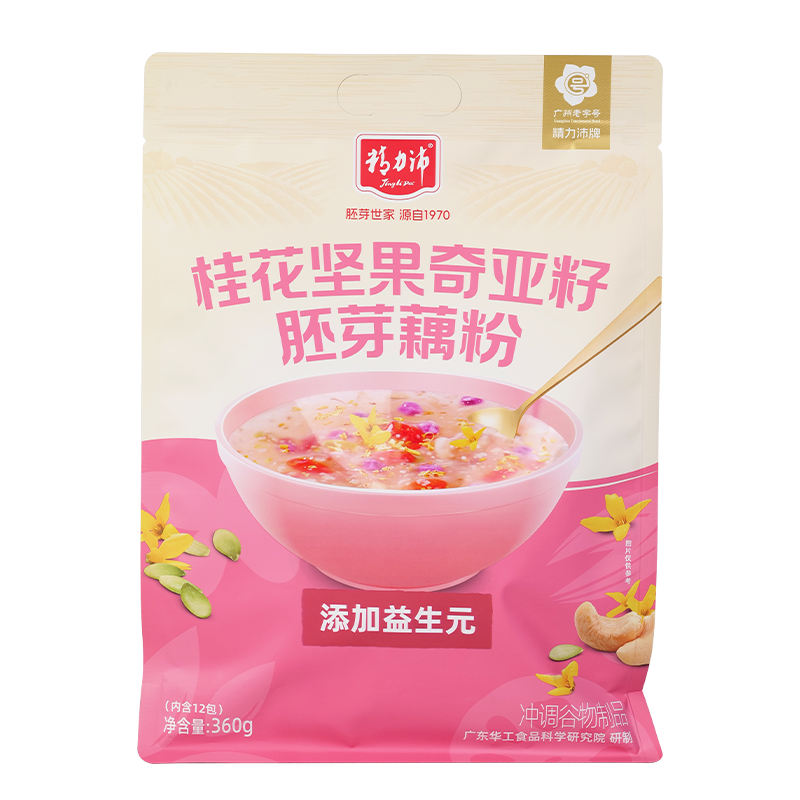 桂花坚果奇亚籽胚芽藕粉360g